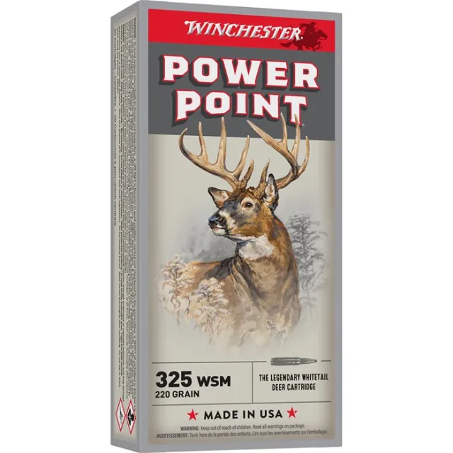 Winchester Ammo X325WSM Power-Point 325WSM 220gr 20 Per Box/10 Case - View 2