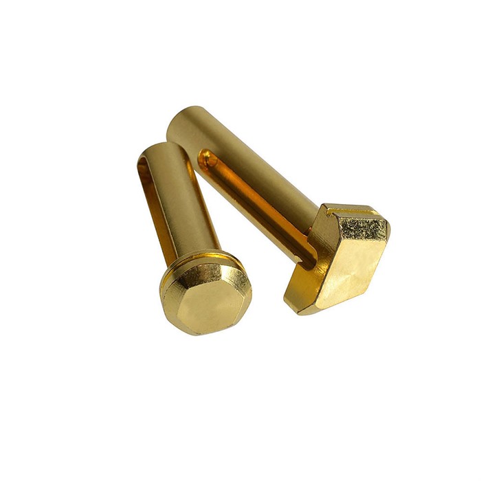 Strike Industries Extended Takedown/Pivot Pins AR-15 Gold Steel - View 3