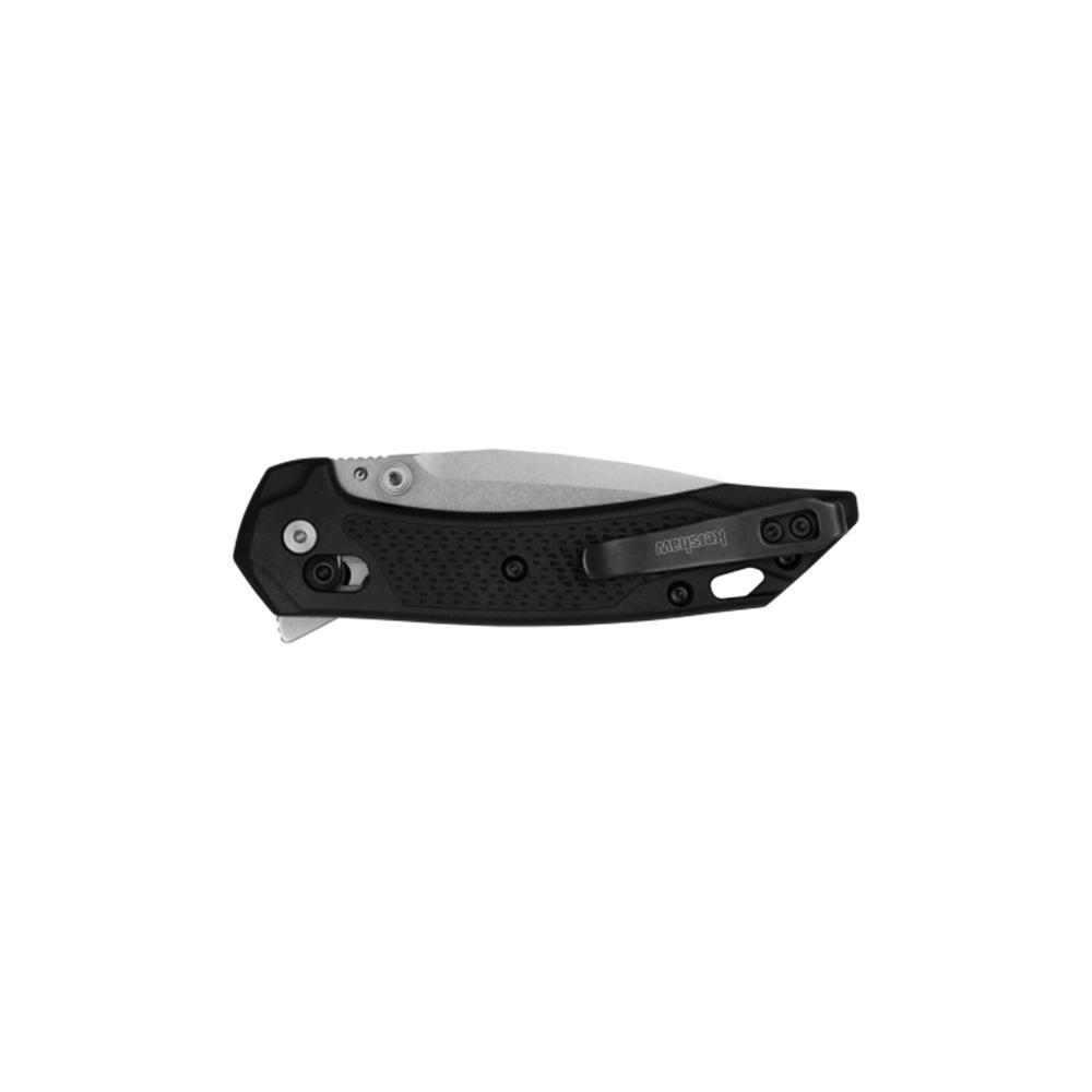 Kershaw Bonneville 3.2 In Modified Clip Point Plain Edge Manual Black - View 2