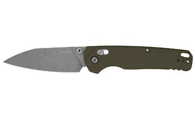 Kershaw Bel Air XL 3V Plain Edge Alum Coated Olive Manual Open - View 2