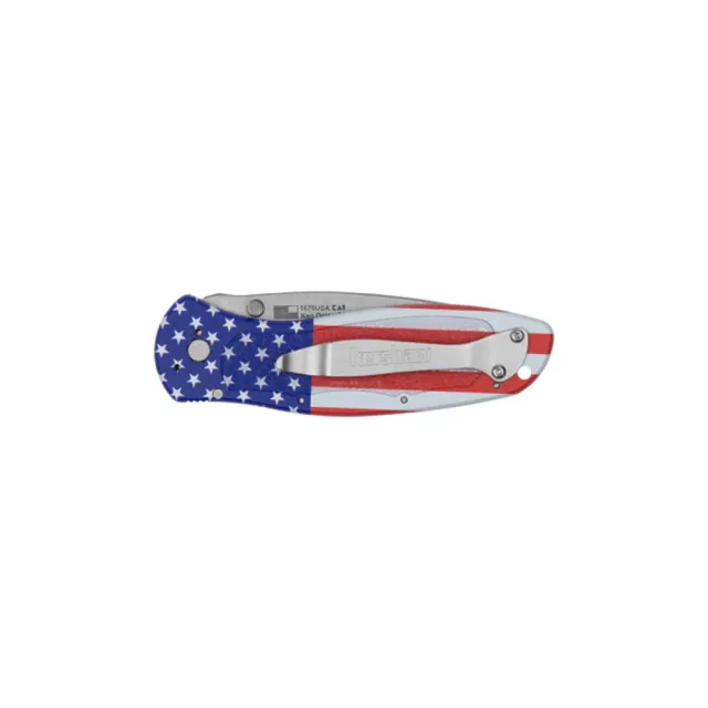 Kershaw Blur 1670USA 3.4 In Drop Point Plain Edge Assisted Open Aluminum - View 2