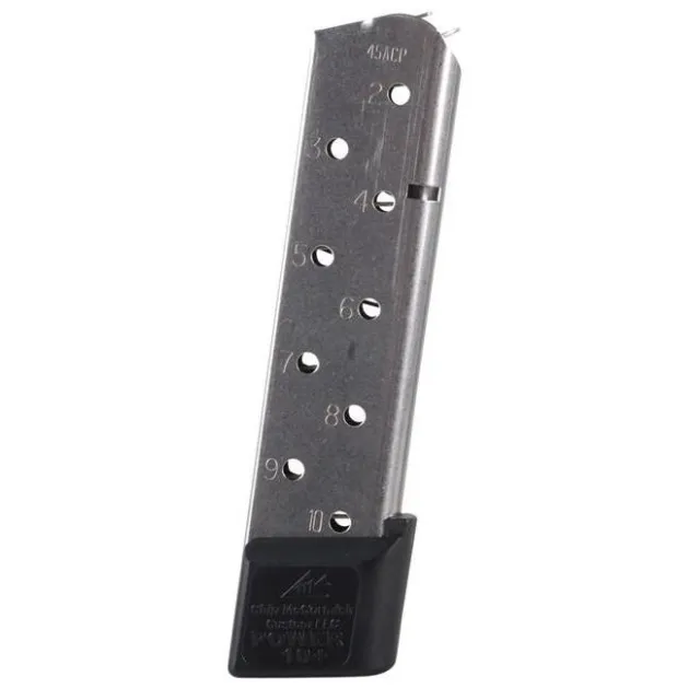 CMC Products 12150 Power Mag Plus 10rd 45 ACP Stainless Steel Magazine - View 2