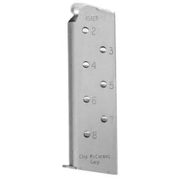 CMC MMG45FS8P 1911 8rd .45 ACP Stainless Steel Magazine - View 2