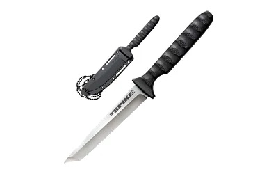 Cold Steel CS-53NCT Spike 4" Tanto Fixed Blade Knife Black Griv-Ex Handle - View 2