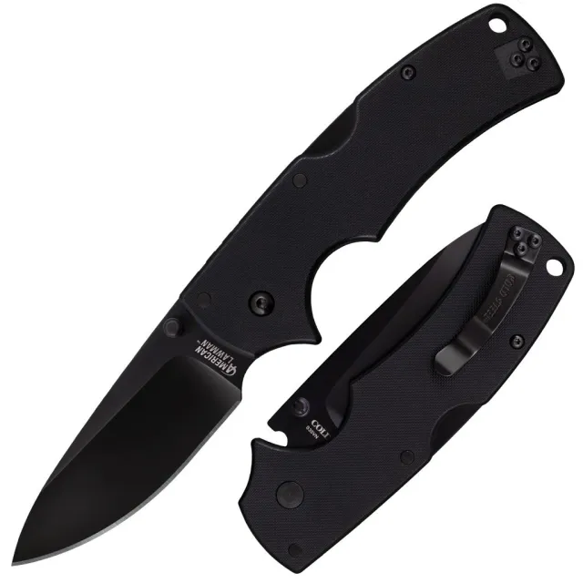 Cold Steel CS58B American Lawman 3.5" S35VN Folding Knife G10 Handle - View 2