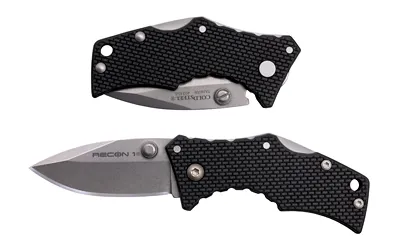 Cold Steel Micro Recon 1 2 In Spear Point Plain Stonewashed 4034 SS - View 2