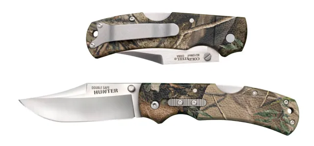 Cold Steel CS23JE Double Safe Hunter 3.5" Clip Point 8Cr13MoV Camo Handle - View 2