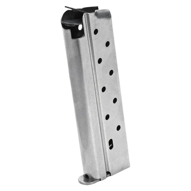 Springfield Armory PI6082 1911, 9-Round .38 Super, Stainless Steel Magazine - View 2