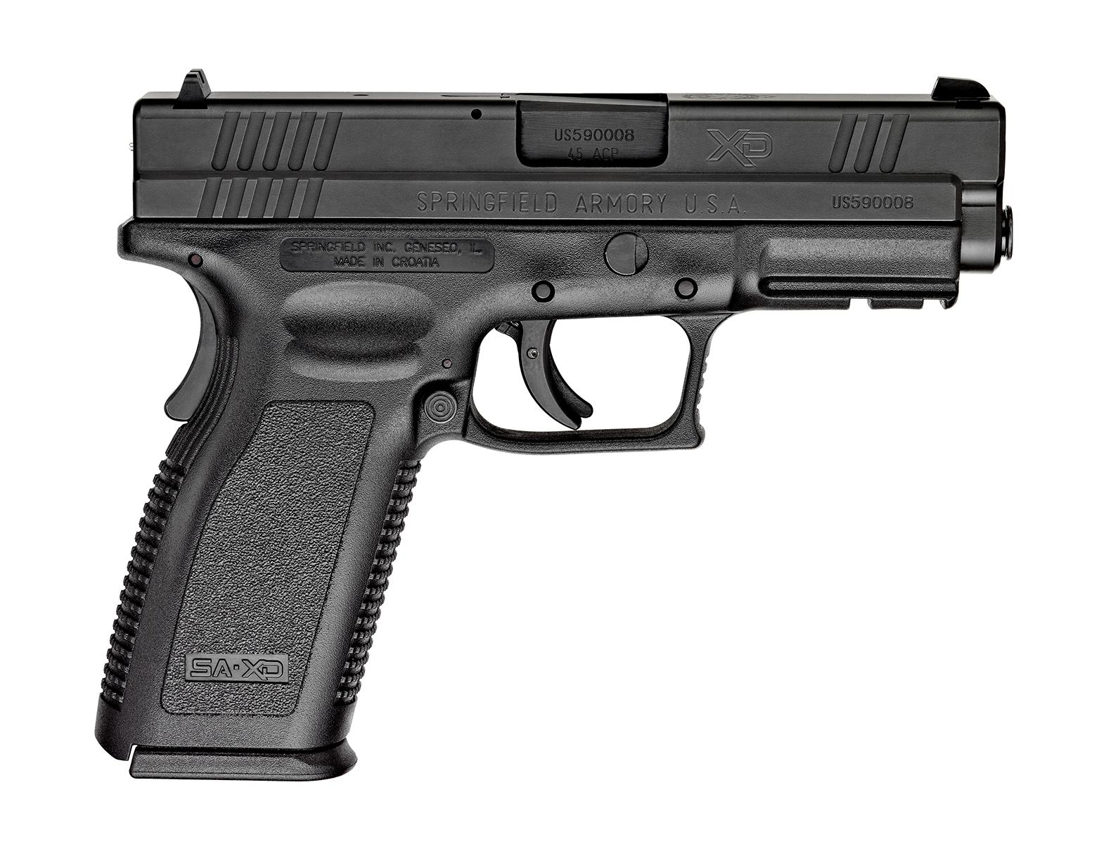 Springfield Armory XD9611 .45 ACP, 4-Inch Barrel, Black Polymer Frame, Striker Fired, 10-Round Capacity Pistol - View 2