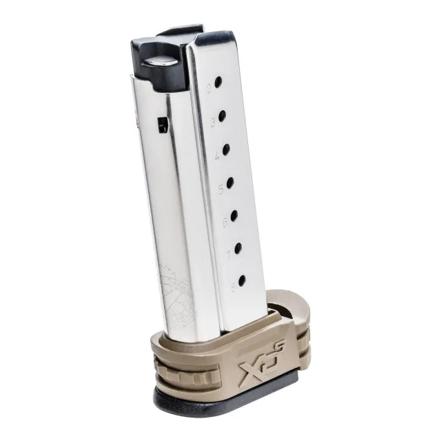 Springfield Armory XDS0908DE 9mm 8rd Magazine SS/FDE Extension Sleeve - View 2
