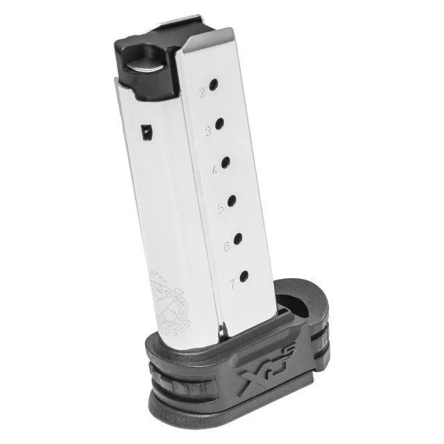 Springfield Armory XD-S 7-Round .40 S&W Magazine, Stainless Steel, Black X-Tension, XDS4007 Model - View 2