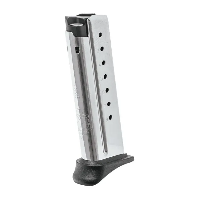 Springfield Armory XD-E XDE0908H 9mm Luger 8-Round Stainless Steel Magazine with Finger Extension - View 2