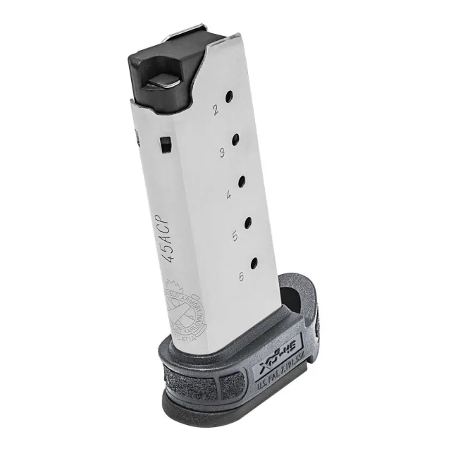 Springfield Armory XD-S Mod.2 .45 ACP 6 Round Magazine Gray Finish - View 2