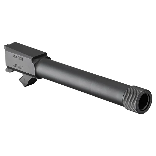 Springfield Armory XD-M 4.5in Threaded Barrel, 5.28in .45 ACP, 1-16 Twist, .578 x 28 Thread, Melonite Black - View 2