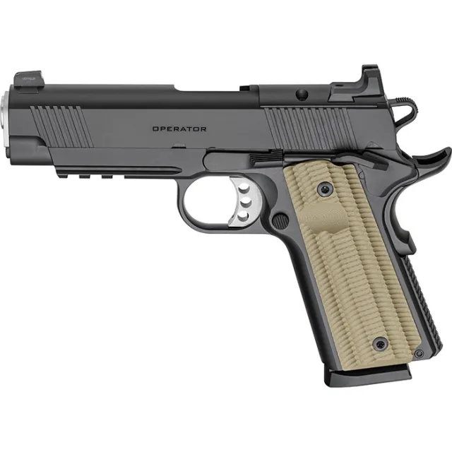Springfield PO9228AOS 1911 Operator 45ACP 4.25" Black Optics Ready 8rd - View 2