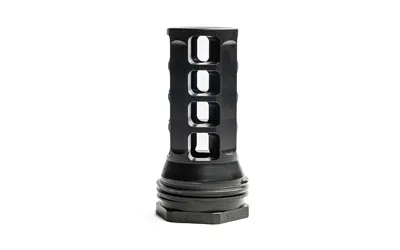 OSS HX-QD 338 Muzzle Brake, 5/8-24 Thread, Lightweight 3.2 oz, 2.3-inch Length, Black Finish - View 2