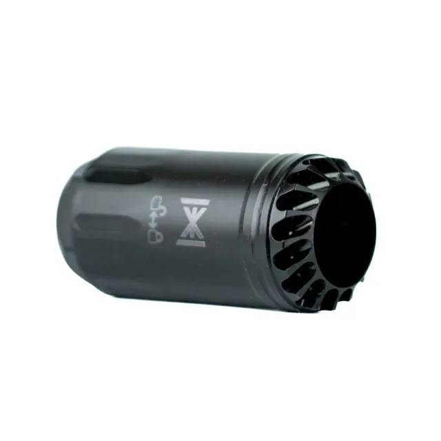 Huxwrx 2291 Blastphemy Blast Deflector, Black 17-4 Stainless Steel, QPQ Nitride Coated, Diverts Blast Forward - View 2