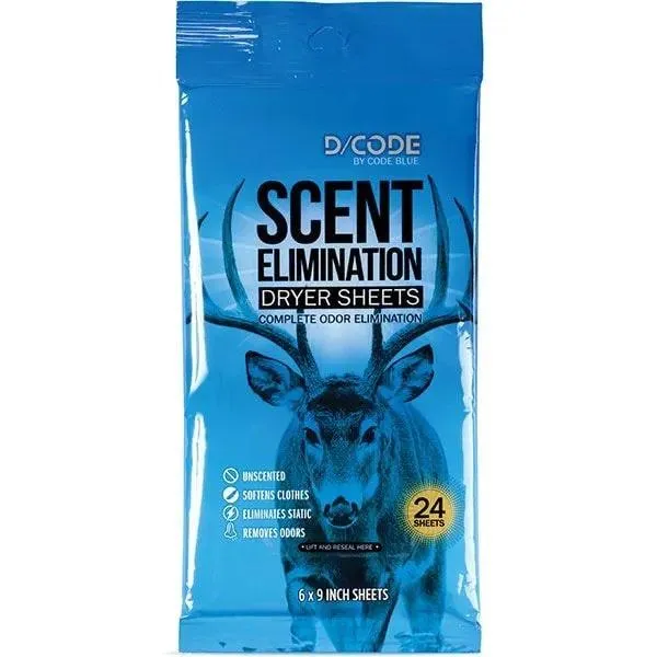 Code Blue / Knight and Hale Scent Eliminator Dryer Sheets Model: OA1319 - View 2