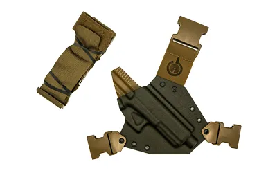 Gunfighters Inc Kenai Chest Holster Gray/Coyote Brown KN-G20-GEN5-040221 - View 2