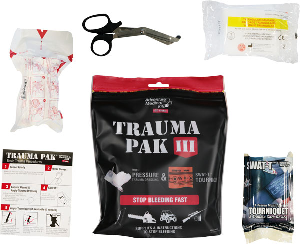 Adventure Ready Brands QuikClot Trauma Pak III Dressing & SWAT Tourniquet - View 2