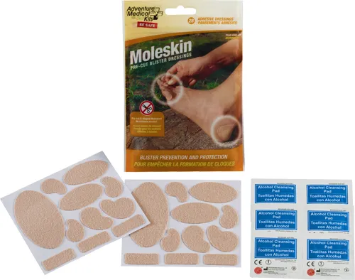Adventure Medical Kits 01550400 Moleskin Blister Prevention Brown 22 Precut Shapes - View 2