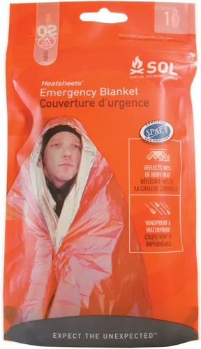 AMK Survive Outdoors Longer 01401222 Emergency Blanket Orange Waterproof - View 2