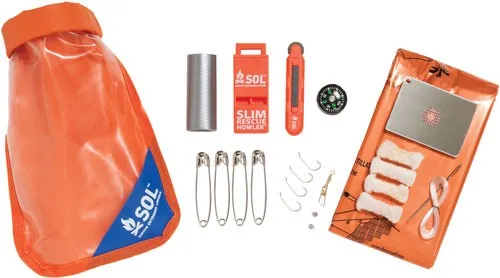 Survive Outdoors Longer 01401727 Scout Survival Kit Waterproof Orange 5.4 oz - View 2