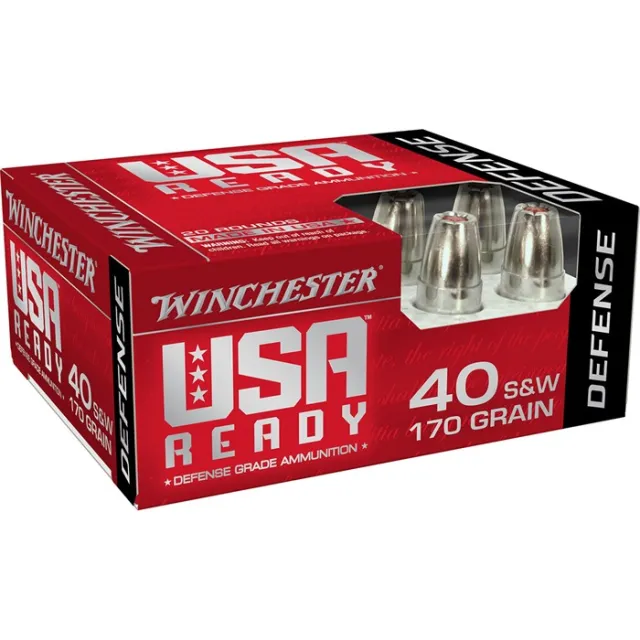 Winchester RED40HP 40 S&W 170 Grain Hollow Point 20 Round Box - View 3