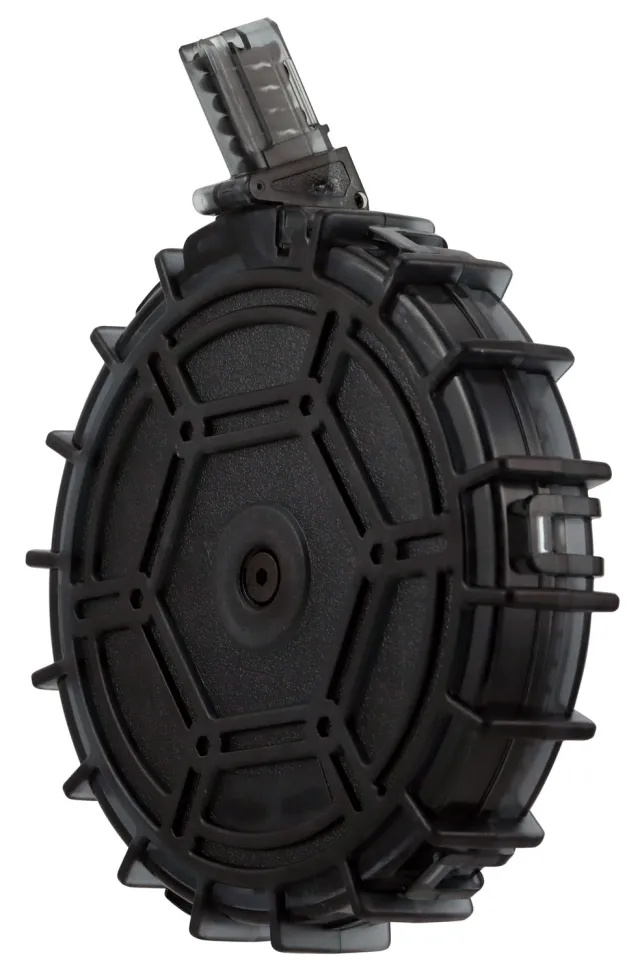ProMag MARA4 70rd Drum Magazine for Marlin 795 .22 LR Smoke Polycarbonate - View 2