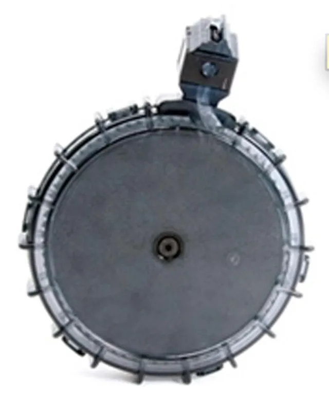 ProMag RUG-A30 Ruger 10/22 Charger Drum Magazine, 70rd .22LR, Smoke Polycarbonate, USA Made - View 2