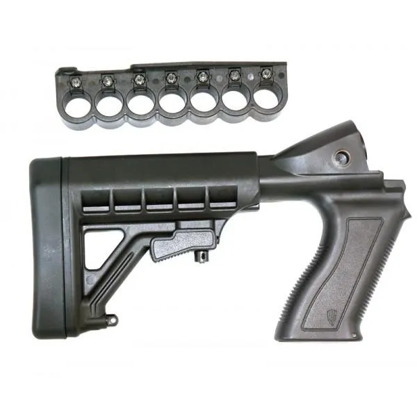 ProMag AA50088 Tactical Stock 12 Gauge Black Synthetic 6 Position - View 2