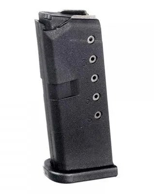 ProMag Glock 42 .380 ACP 6-Round Black Polymer Magazine - View 2