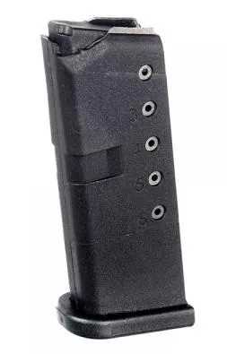 ProMag GLK12 9mm Magazine 6 Round Black Polymer for Glock 43 - View 2
