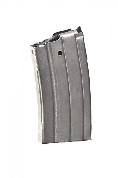 ProMag RUGA1N Nickel Plated 20-Round Magazine, .223 Rem/5.56, Ruger Mini-14 Compatible, Heat-Treated Steel, USA Made - View 2