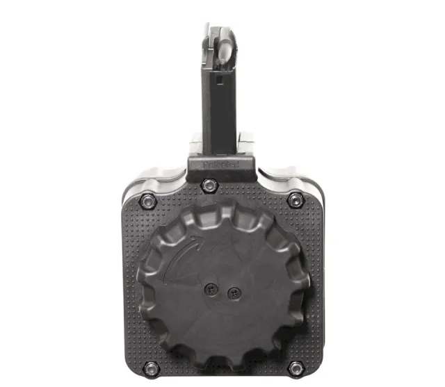 ProMag DRM-A2 Drum Magazine .308 Win 50 Rounds Black DuPont Zytel Polymer - View 2