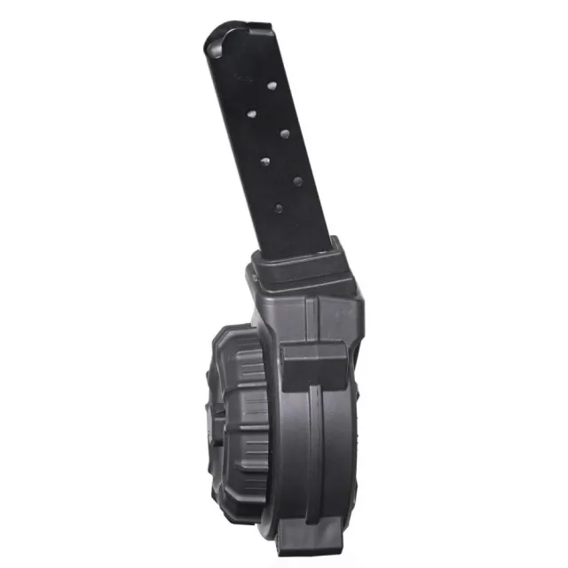 ProMag DRMA31 30rd Drum Magazine 9mm Luger Black DuPont Zytel Polymer - View 2