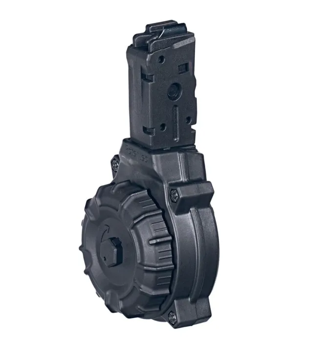 Pro Mag DRM-A37 .45 ACP 40-Round Black Polymer Drum Magazine Glock 21/30 - View 2