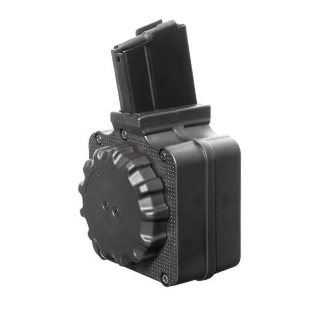 ProMag DRM-A41 50rd .308 Win Black Polymer Drum Magazine for FN SCAR 17 - View 2
