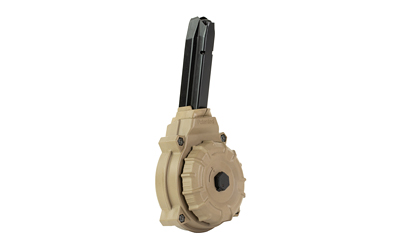 ProMag DRM-A55-FDE 9MM 50-Round Drum Magazine, Polymer, FDE - View 3