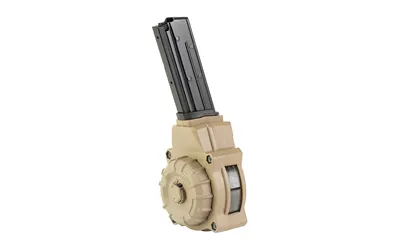 ProMag DRM-A76-FDE 5.7x28mm 55-Round Drum Magazine, Flat Dark Earth - View 2
