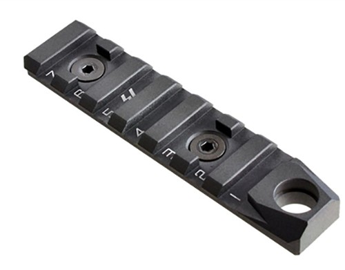 Strike Industries SI-LINK MLOK/Keymod Rail Section 7 Slot QD Black - View 2