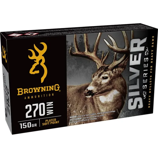 Browning Silver .270 Win Ammo 20 Rounds 150gr PSP - View 2