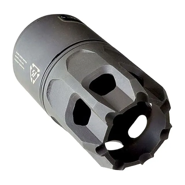 Strike Industries SI Oppressor Muzzle Device, Black Nitride, 1144 Carbon Steel, 2.9in Length, 1.55in Diameter - View 2