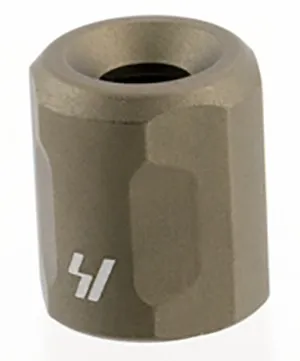 Strike Industries FDE Aluminum Barrel Cover 1/2"-28 TPI 223 Rem 5.56 NATO - View 2