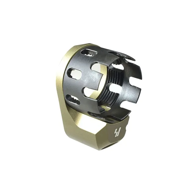 Strike SI-AR-ECN&EEP-FDE Enhanced Castle Nut & End Plate Flat Dark Earth - View 2