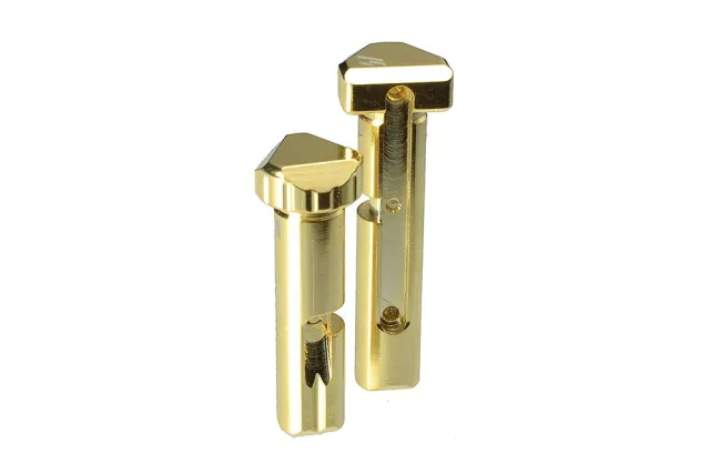 Strike Industries AR10SHIFTG Gold Steel Quick Detach Shift Pins AR-10 - View 2