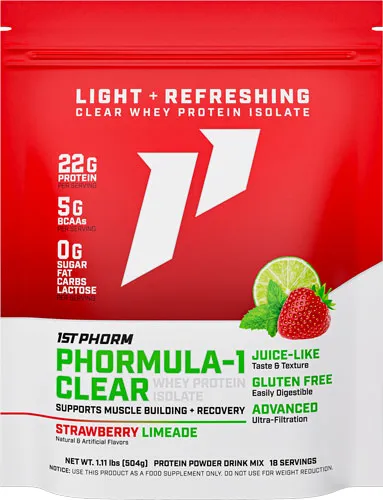 1st Phorm Phormula-1 Clear Protein Powder Strawberry - View 2