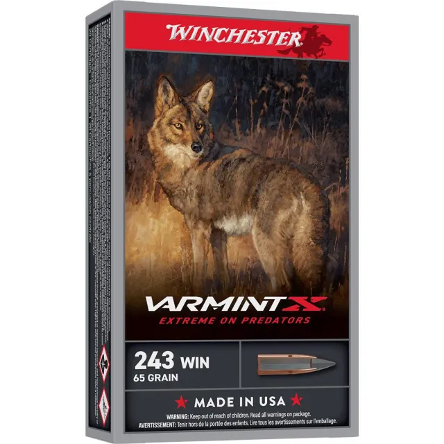 Winchester X243PXP Varmint X .243 Win 65gr Extreme Point Ammo 20 Rounds - View 2
