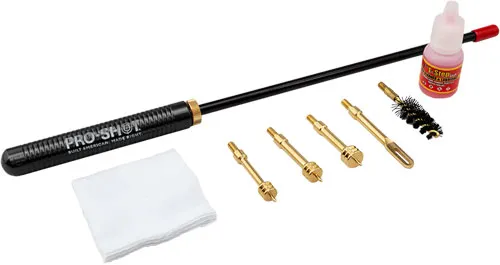Pro-Shot CRK-MULTI 8" Coated Pistol Kit .357/.38/9mm/.40/10mm/.45 - View 2