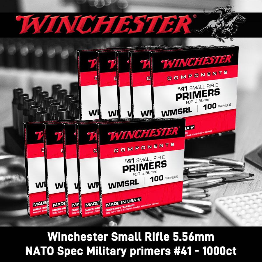 Winchester WMSRL Primers #41 Small Rifle 5.56x45mm NATO - View 2